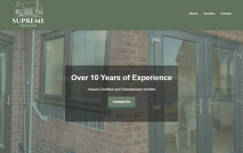 Supreme Yorkshire Windows website preview